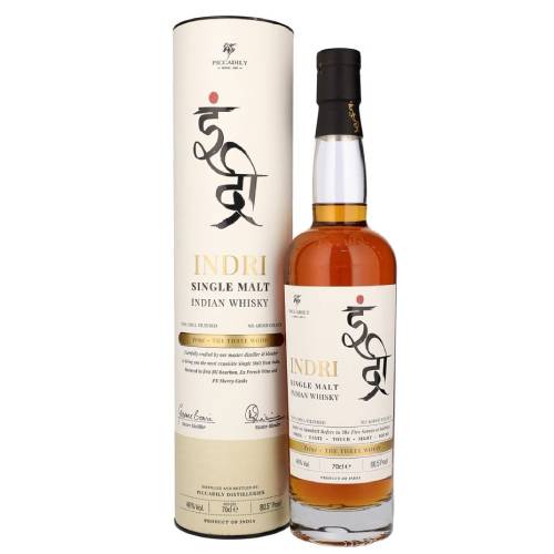 2026 NewIndri Trini Three Wood Indian Single Malt - 750ML