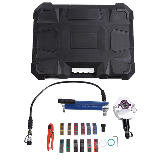 Hose Crimper, Aluminum Alloy Air Conditioner Hydraulic Hose Crimper Stability for Repair