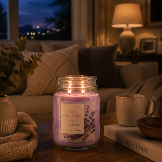 Lavender Serenity Scented Candle