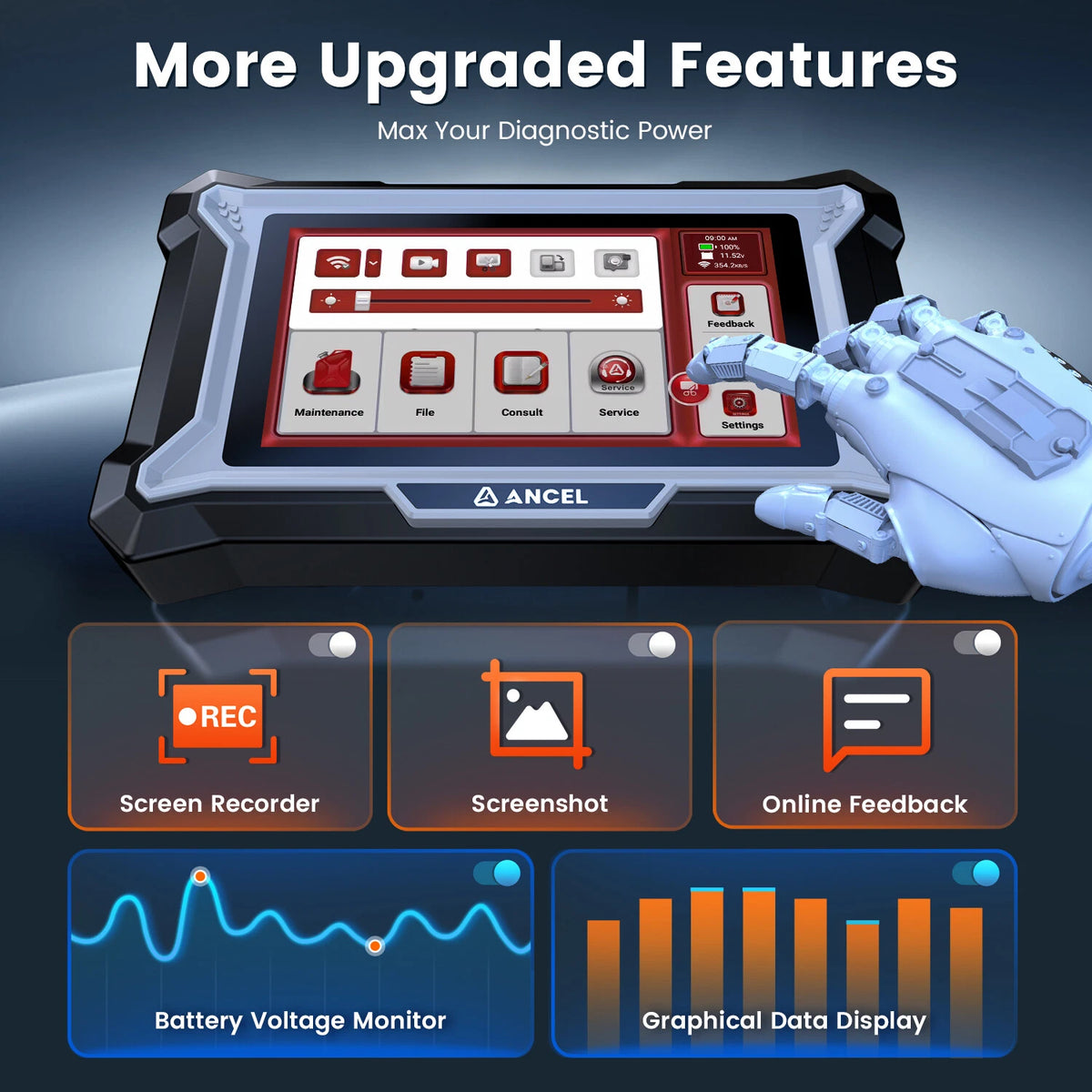 ANCEL OBD2 Scanner with BM310