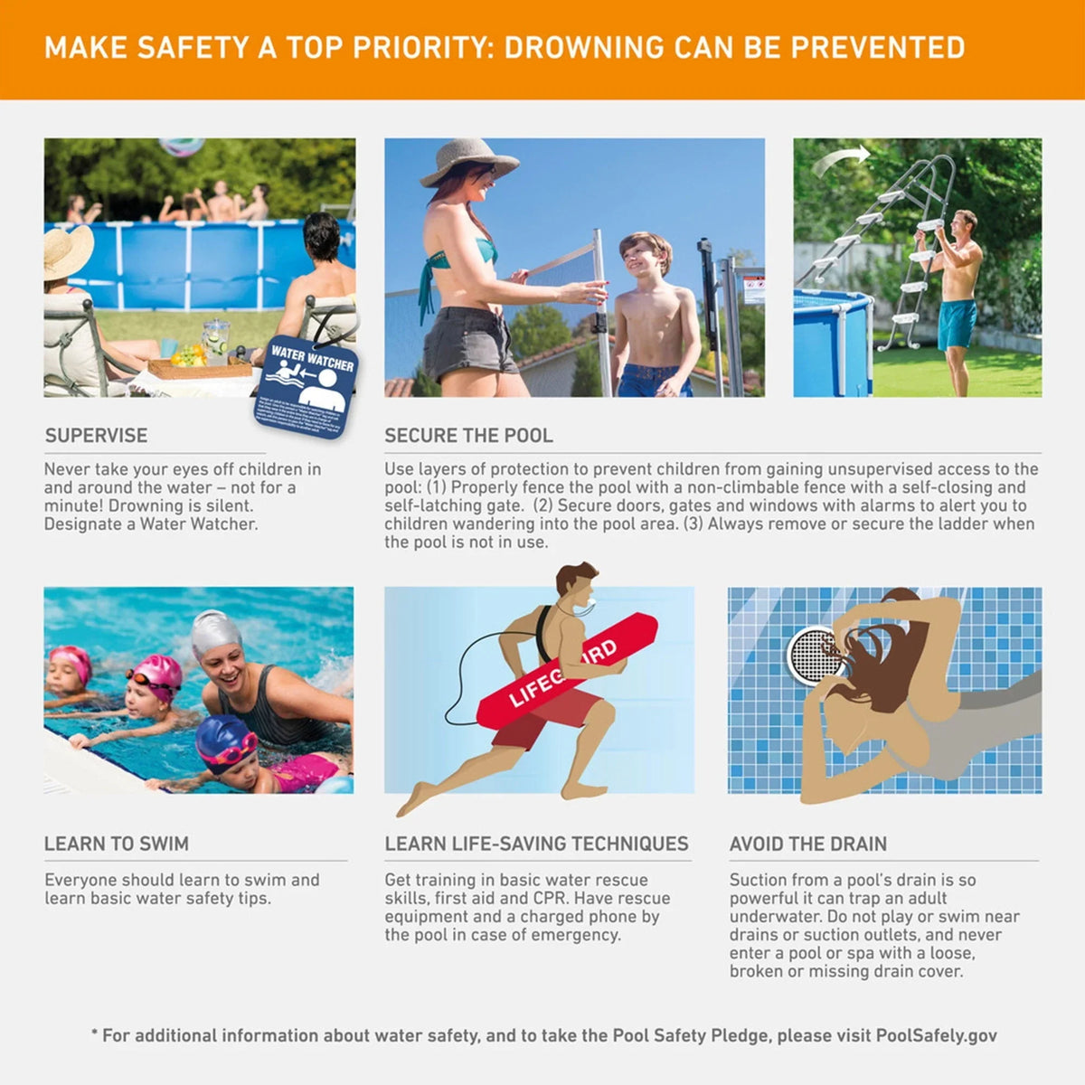 2026 NewIntex 28205EH 8' X 20" Rust Resistant Durable Steel Frame Swimming Pool