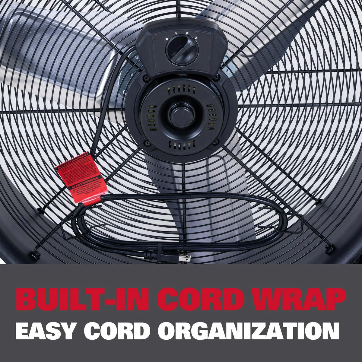 2026 NewEcomax 24 Inch High Velocity Drum Floor Fan. Industrial. 3-Speed. Adjustable Tilt