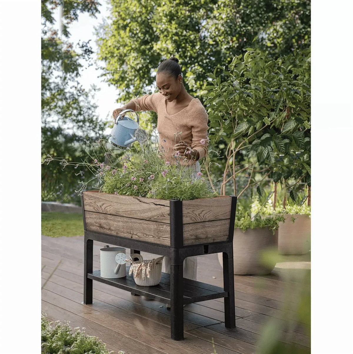 2026 NewKeter Signature Collection 29 Gal. Resin Elevated Garden Bed
