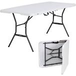 Lifetime 6' Commercial Grade High - Quality Fold - in - Half Folding Table, White (25011)