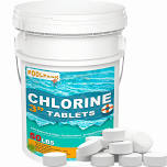 50 lb Pool & Spa Chlorine Tablets Pool Supplies 50 Pounds 3 in Chlorine Stabilizer Hot Tubs Bathtub Chlorinating Tablets