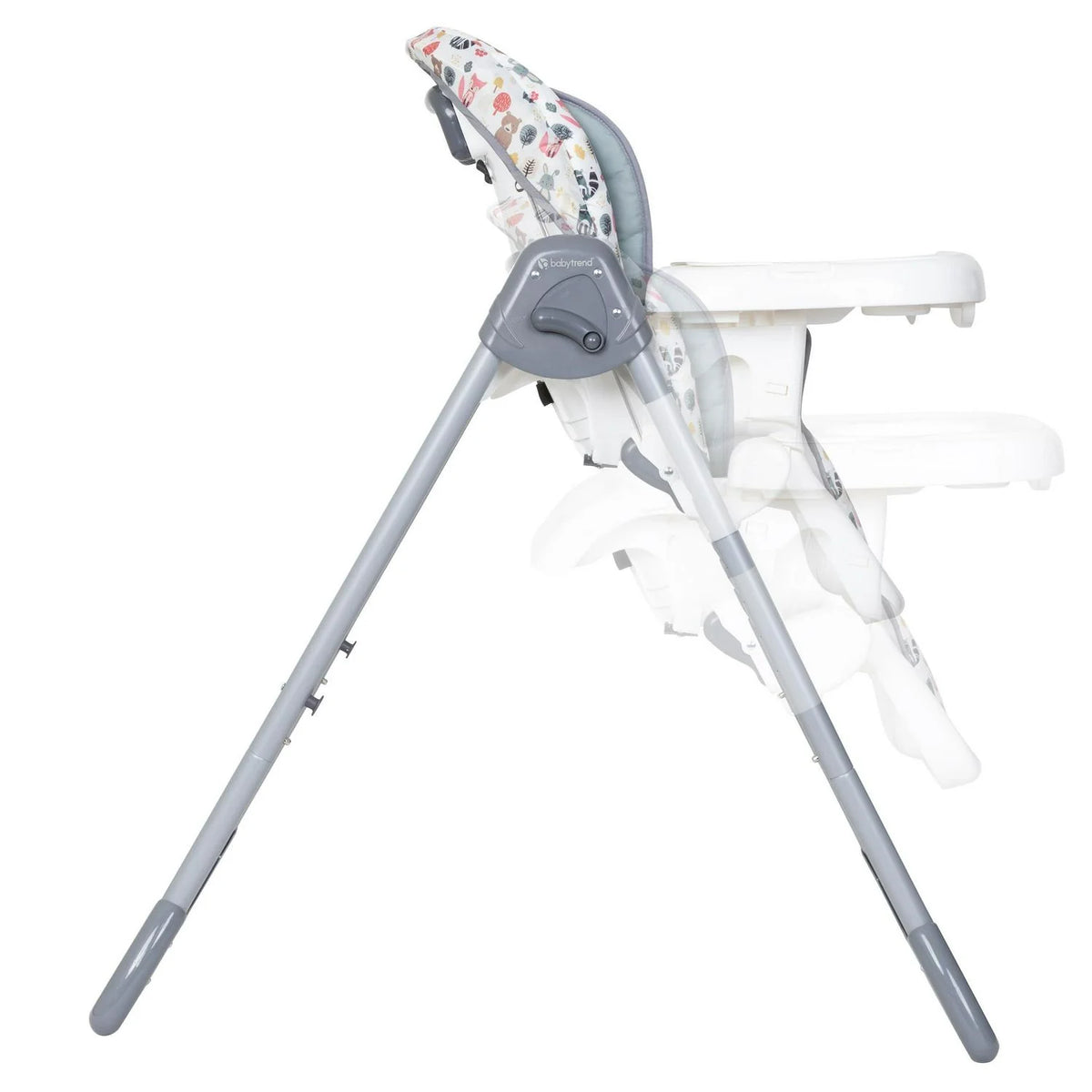 2026 NewBaby Trend Sit Right 3-In-1 High Chair. Forest Party