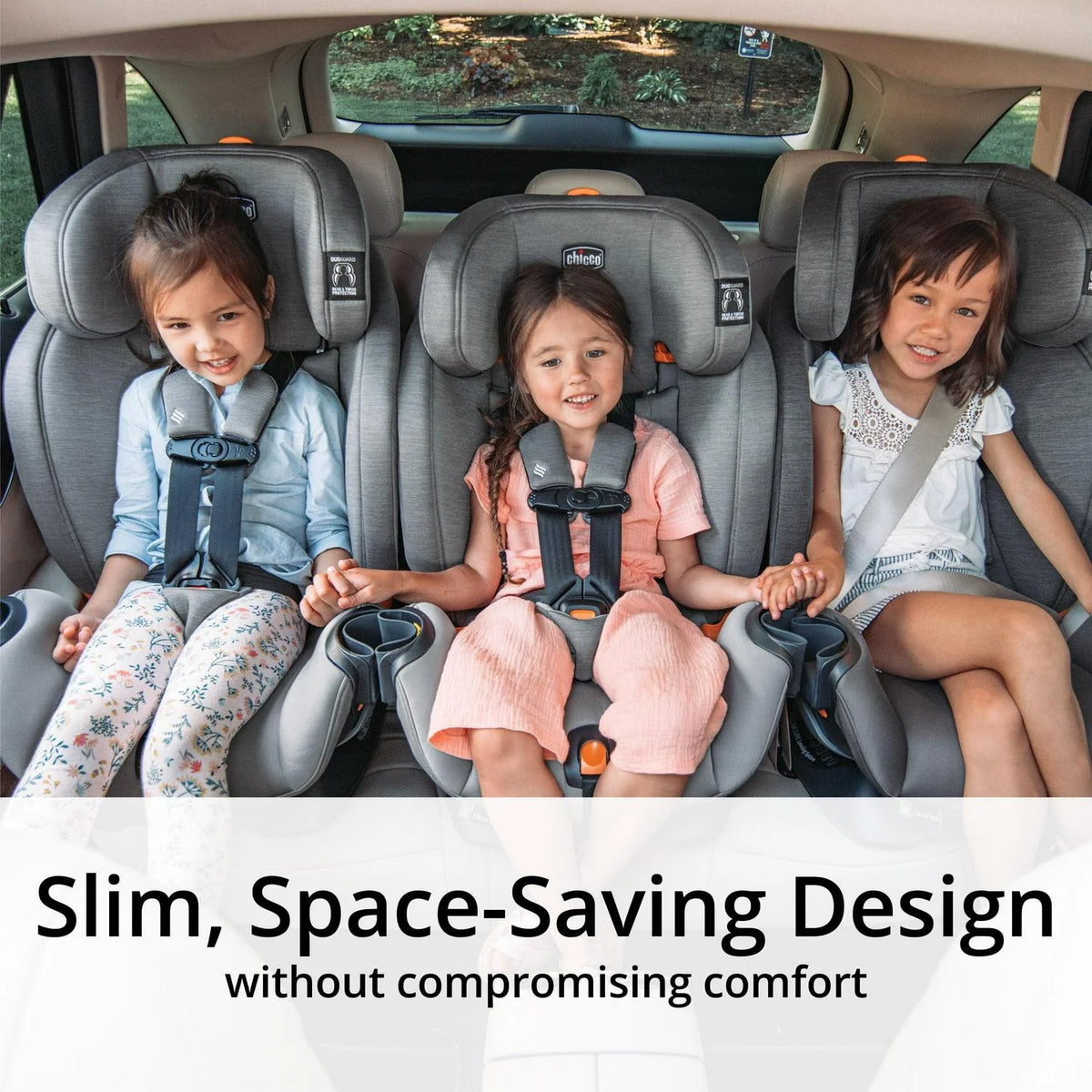 2026 NewChicco OneFit ClearTex All-in-One Car Seat - Slate (Grey). New