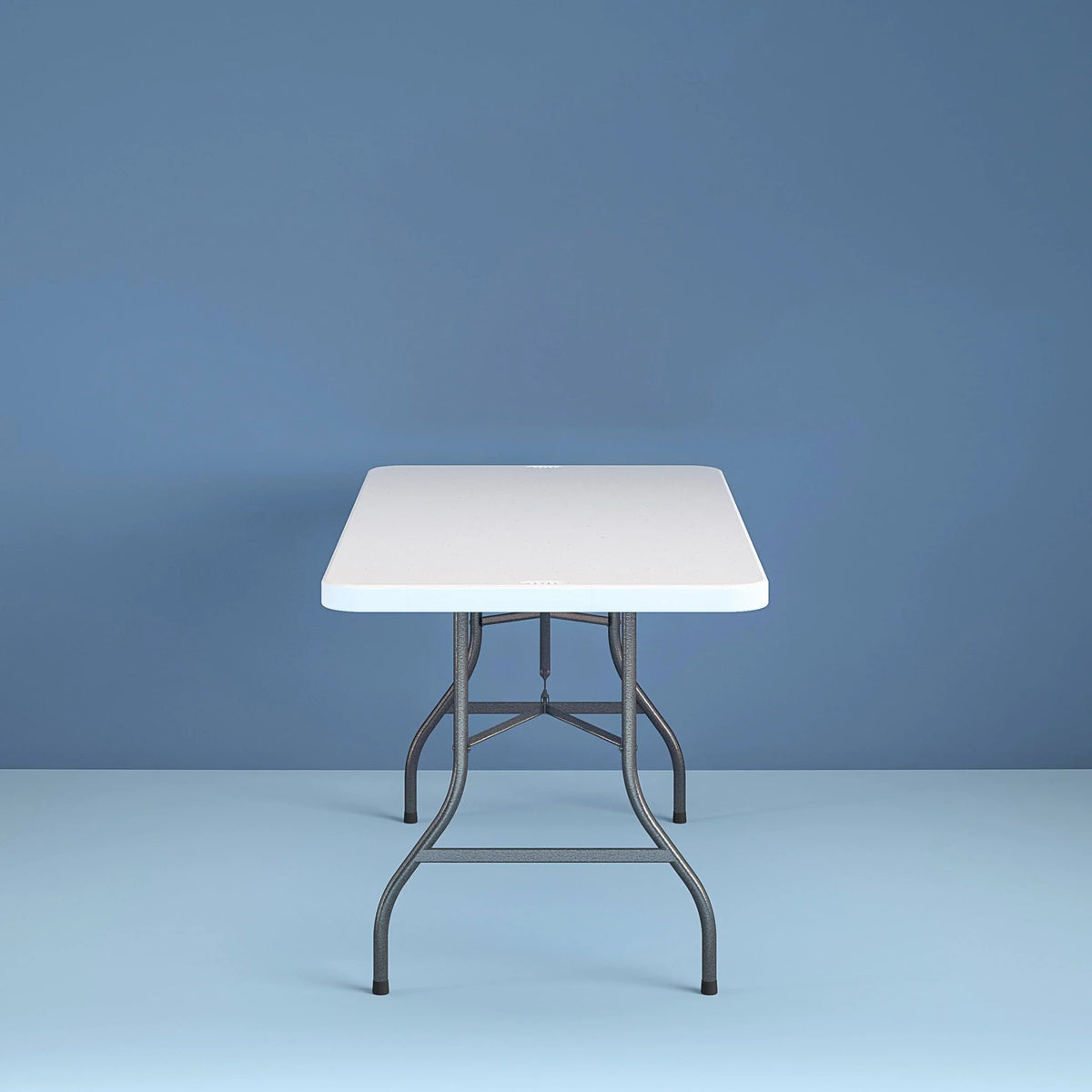 2026 NewCosco 6 Foot Folding Table In White Speckle