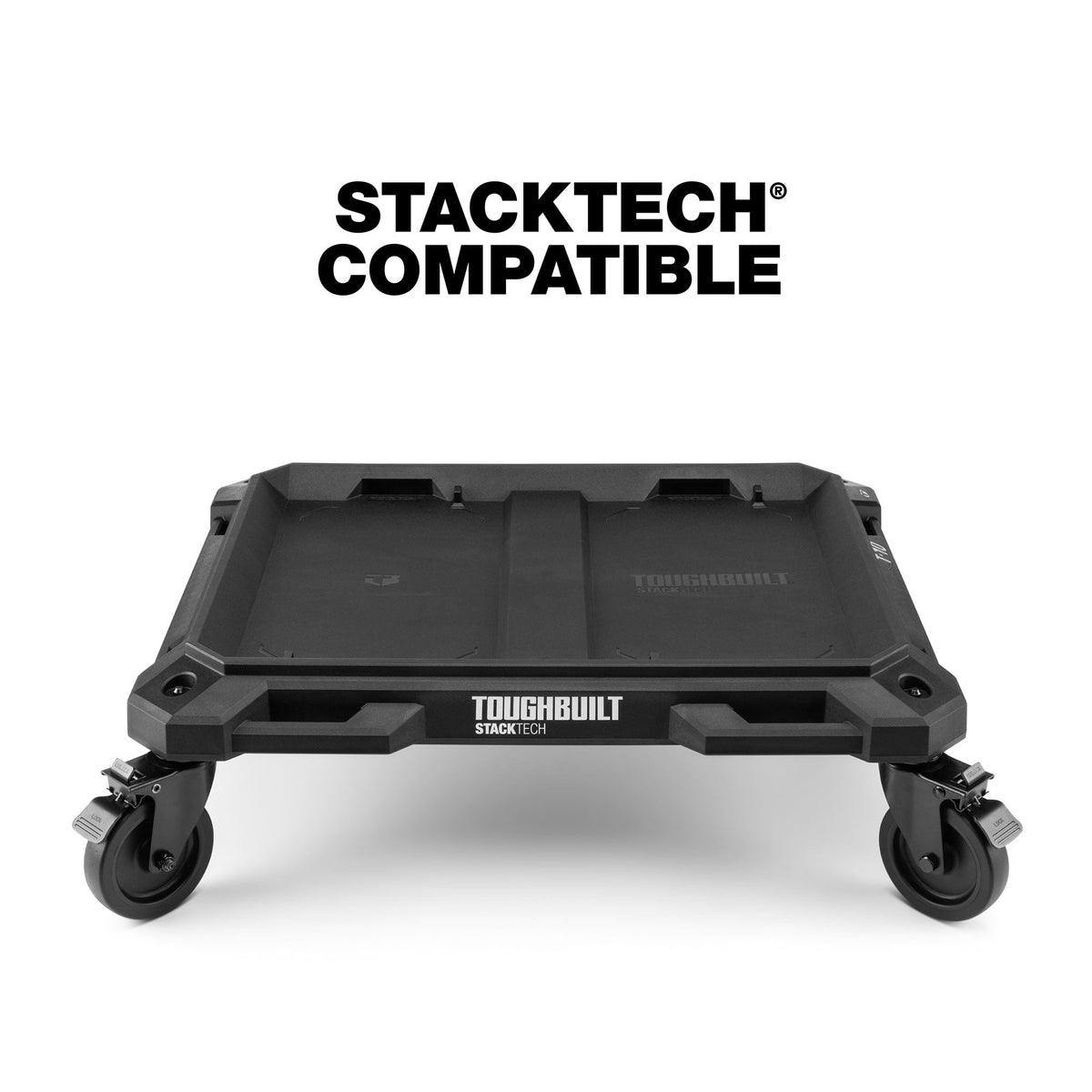 ToughBuilt 4-Wheel Cart, Dolly for StackTech Tool Boxes & Organizers