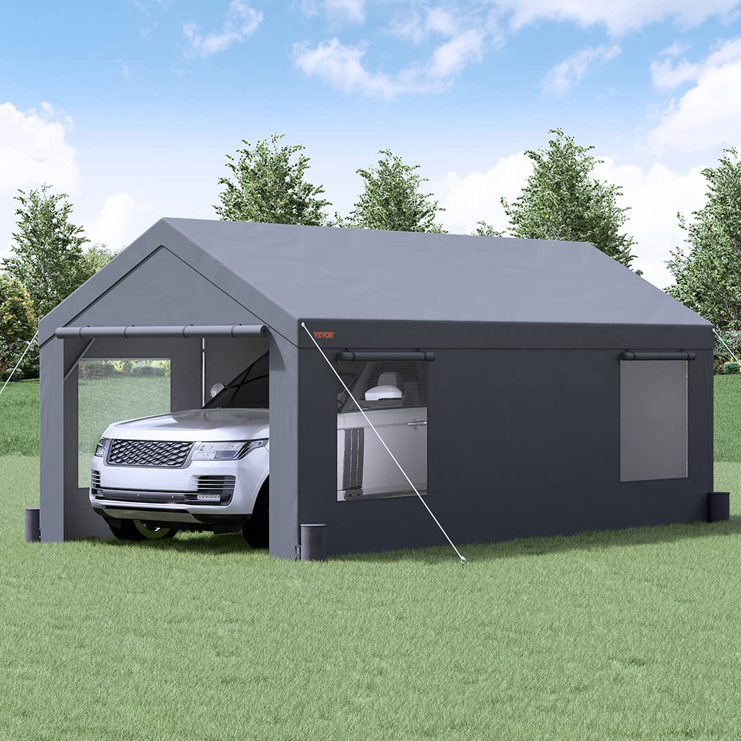 VEVOR Carport 10x20ft, Car Canopy Portable Garage
