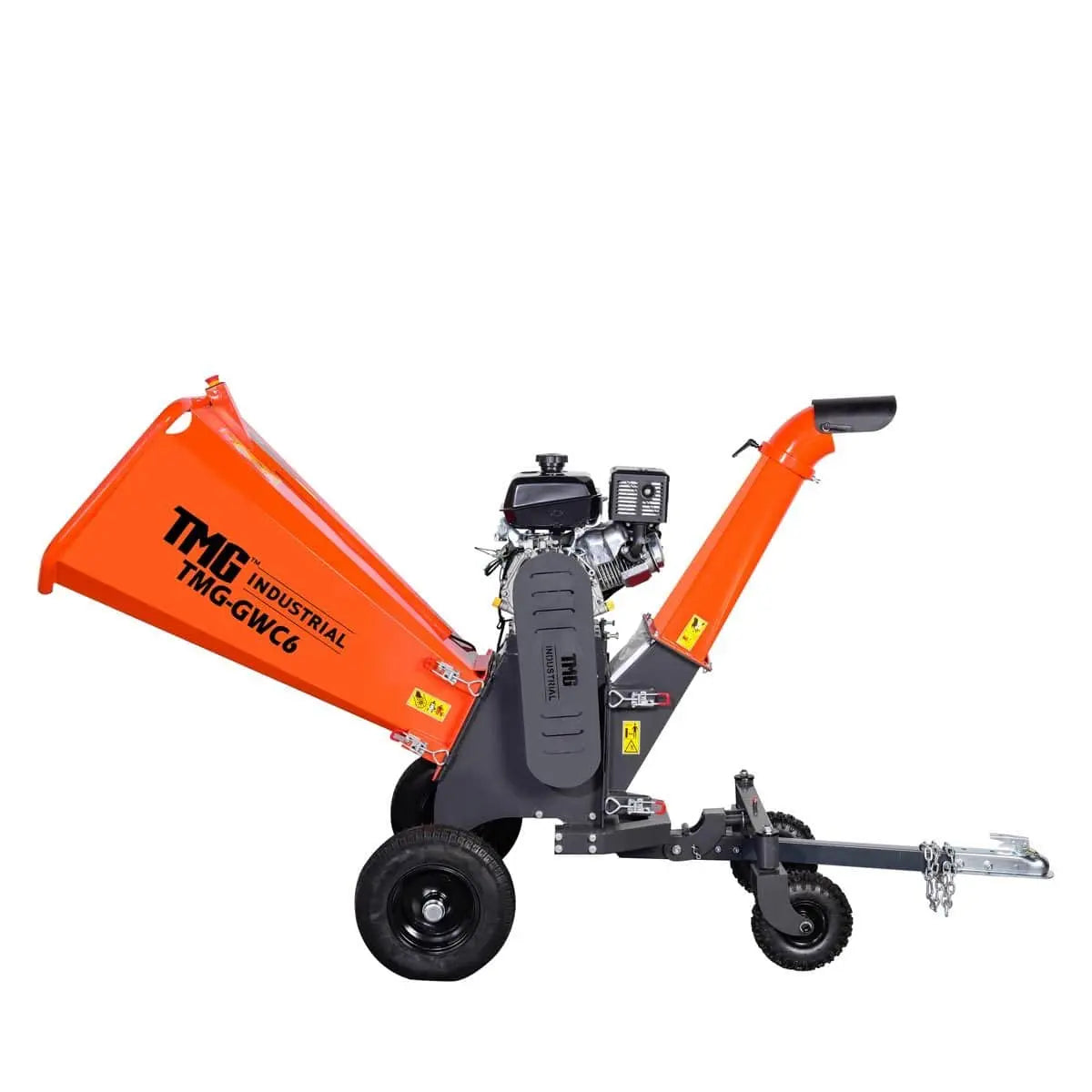 TMG Heavy Series™ 6" Wood Chipper Powered by Kohler 14 HP Command Engine, ATV Tow-Behind, 12'' Reversible Blade, Dual Belt Drive, TMG-GWC6