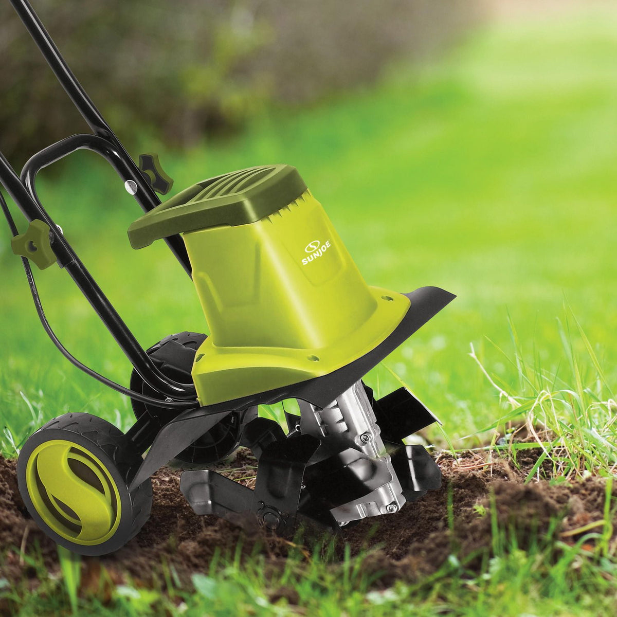 Sun Joe TJ602E Electric Garden Tiller/Cultivator, 12-Inch, 8 Amp