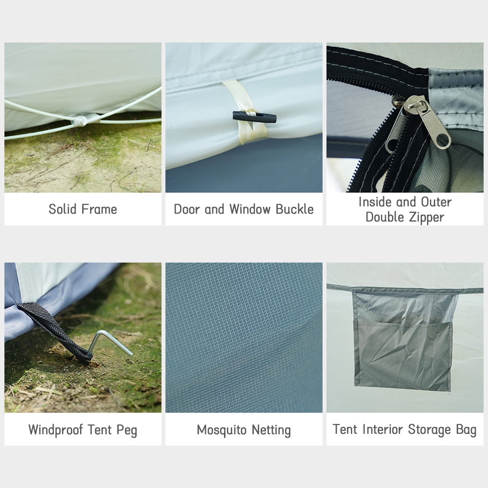 Outdoor Pop Up Camping Tent Automatic Instant Portable Tent 2