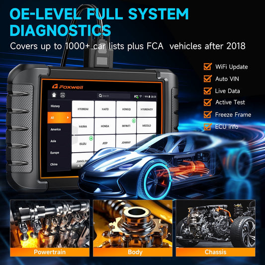Foxwell NT809+BM310 Full-System Automotive Diagnostic Tool