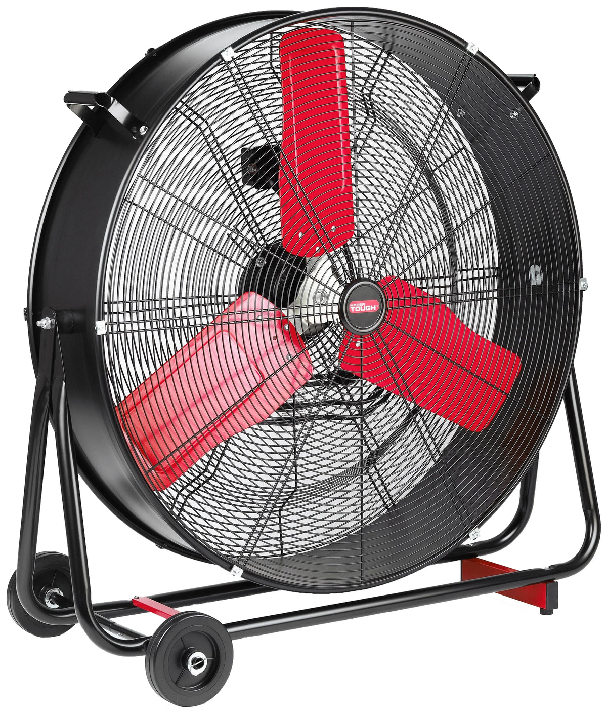 2026 NewHyper Tough New 30 inch High Velocity Tilted Drum Fan Red & Black