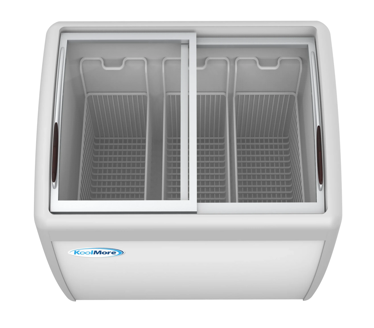 2026 NewKoolMore 40 in. Display Ice Cream Freezer - 9 Cu. ft.