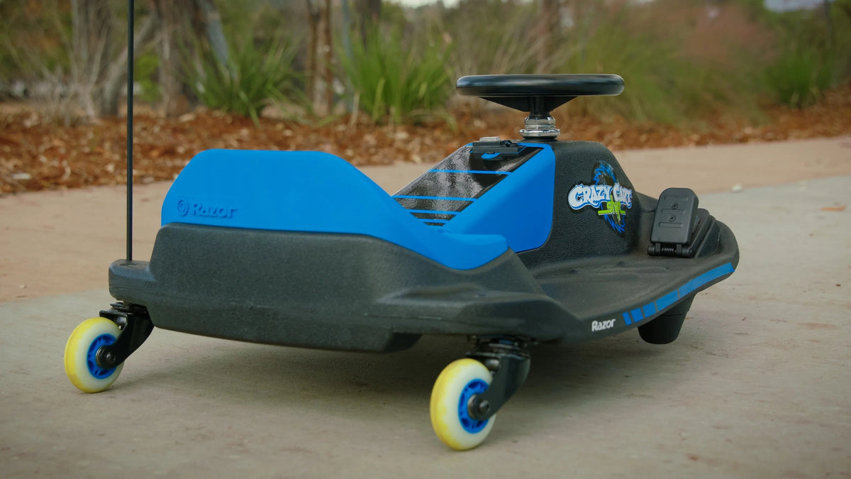 Razor Crazy Cart Shift - 12V Electric Drifting Go Kart for Kids - New High/Low Speed Switch and Simplified Drifting System
