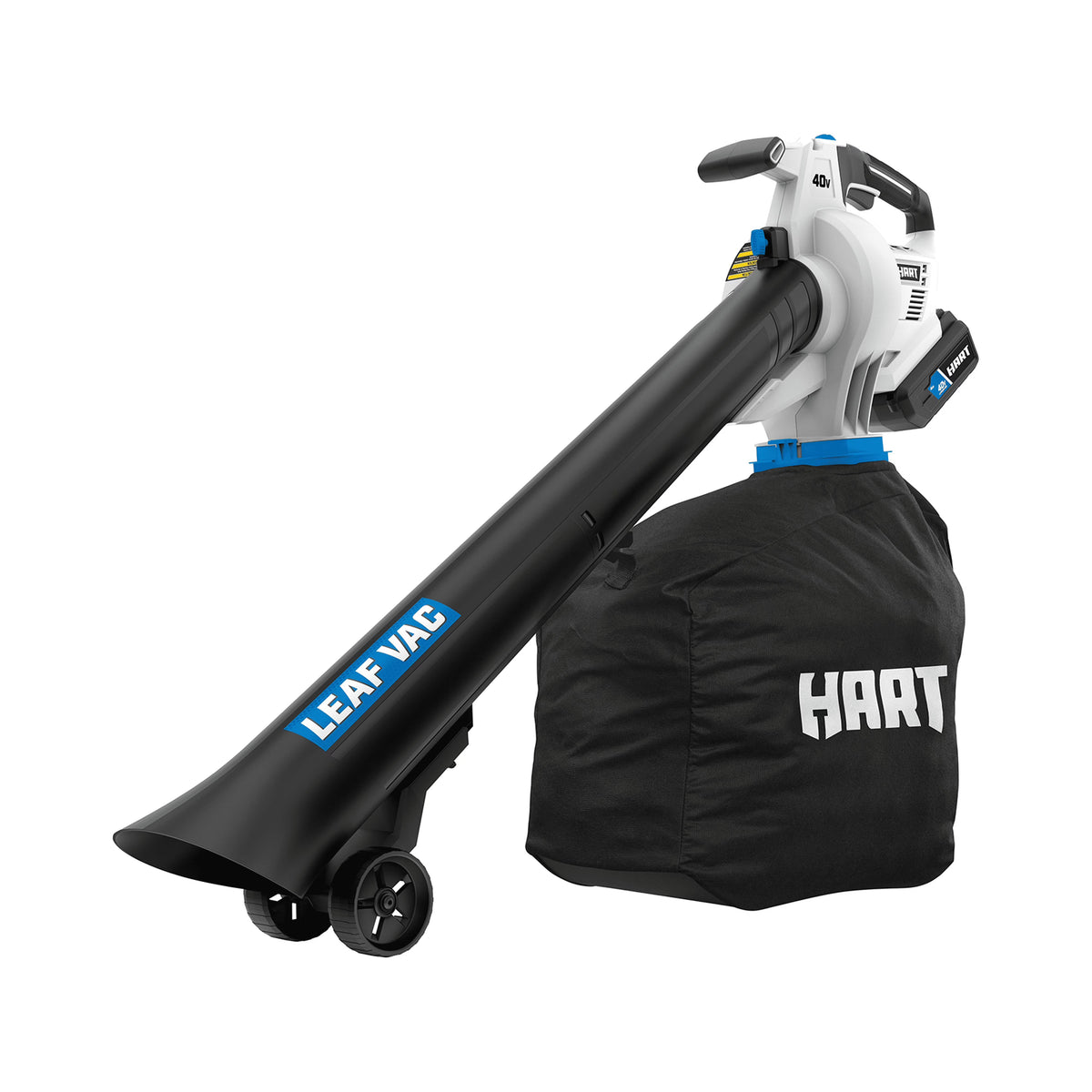 2026 NewHART 40V Cordless Leaf Vacuum Kit, (1) 4.0Ah Lithium-Ion Battery