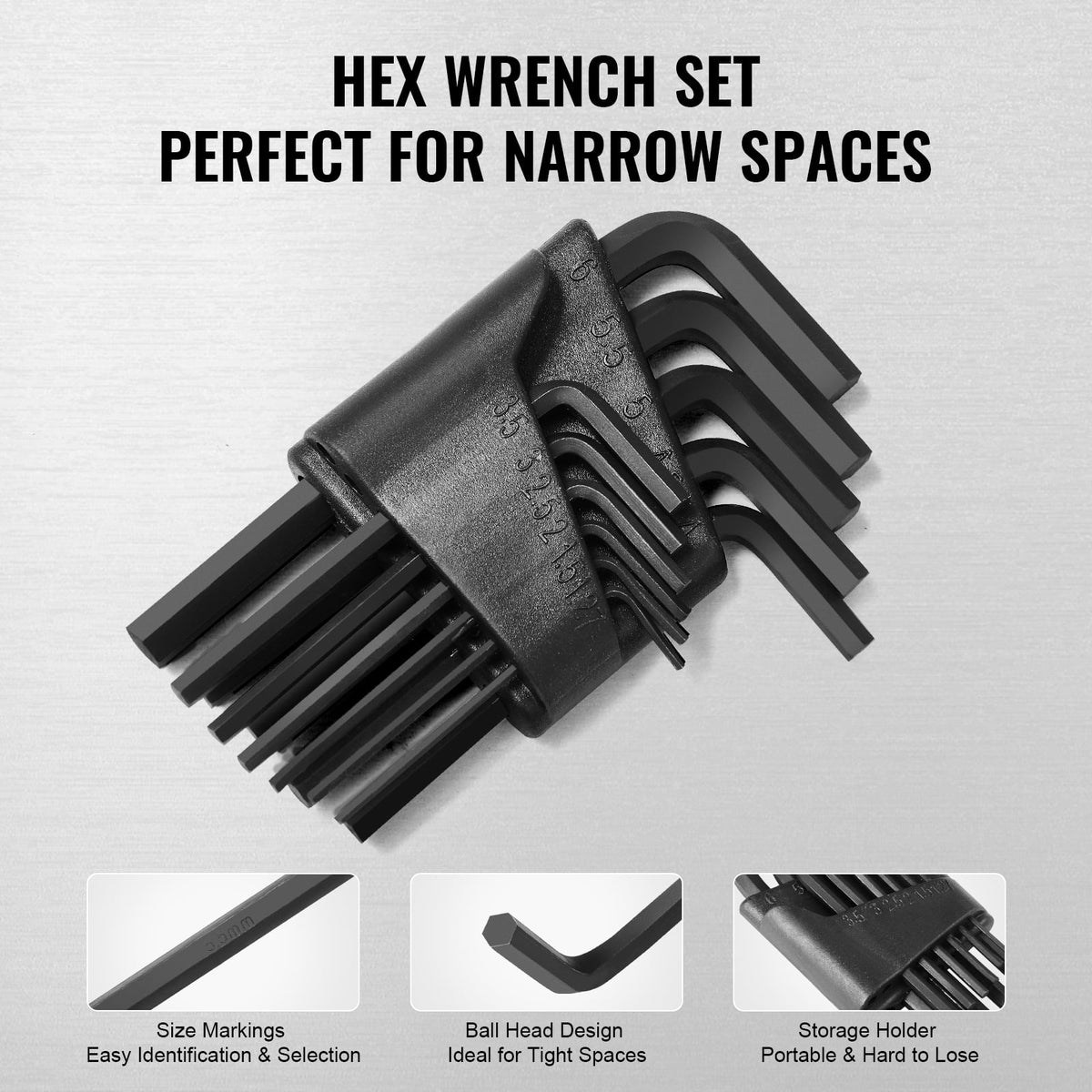 KFFKFF 121-Piece Mechanics Tool Set, 1/4" 3/8" 1/2" Drive Sockets, SAE and Metric Mechanic Tool Kit with Bits, Wrenches, Ratchet Handle, Accessories