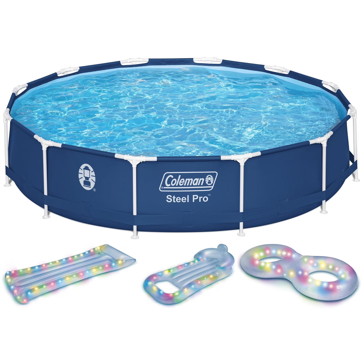 2026 NewColeman Steel Pro 12 ft. x 33 in. Round Metal Frame Above Ground Pool Set