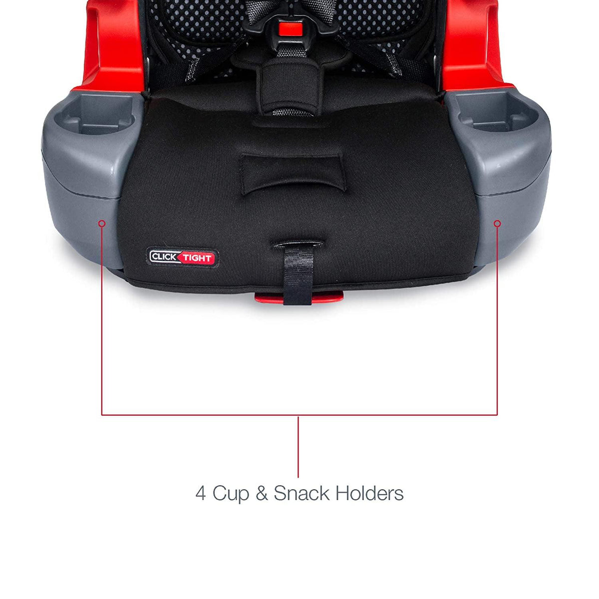 2026 NewBritax Grow With You ClickTight Harness-2-Booster Car Seat. 2-in-1 High Back Booster. Cool Flow Grey