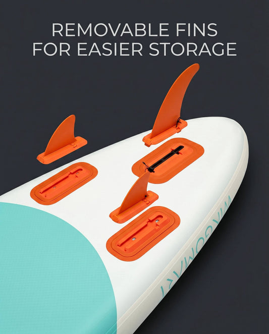 WINGOMART Inflatable Stand Up Paddle Board, Aqua