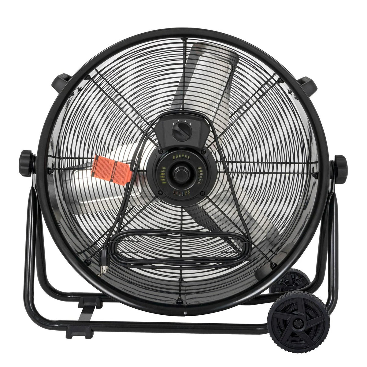 2026 NewEcomax 24 Inch High Velocity Drum Floor Fan. Industrial. 3-Speed. Adjustable Tilt