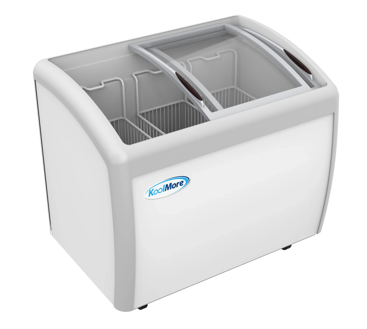 2026 NewKoolMore 40 in. Display Ice Cream Freezer - 9 Cu. ft.