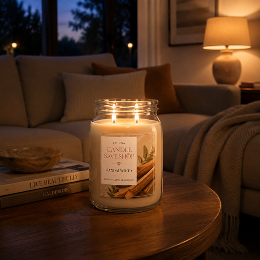 Sandalwood Scented Candle
