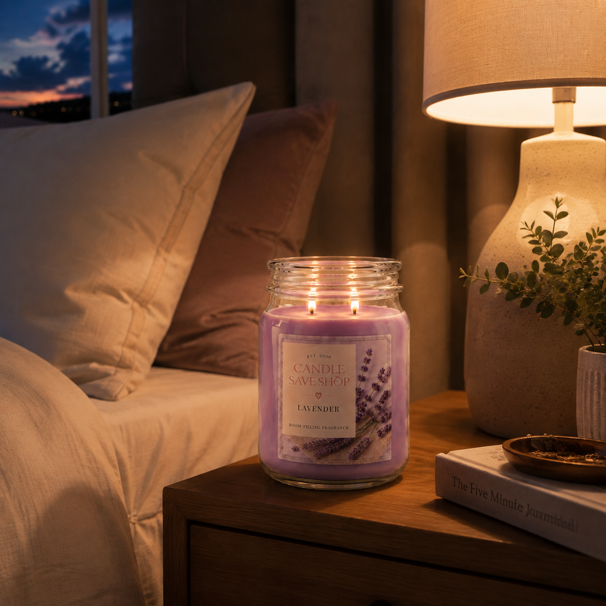 Lavender Serenity Scented Candle