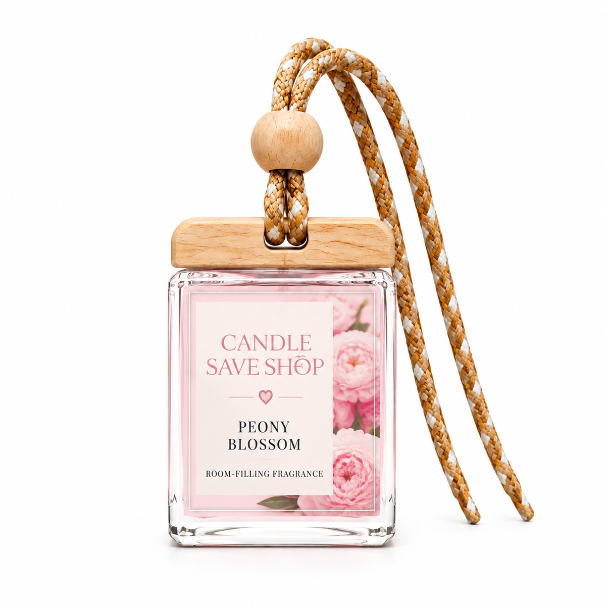 Peony Blossom Car Air Freshener