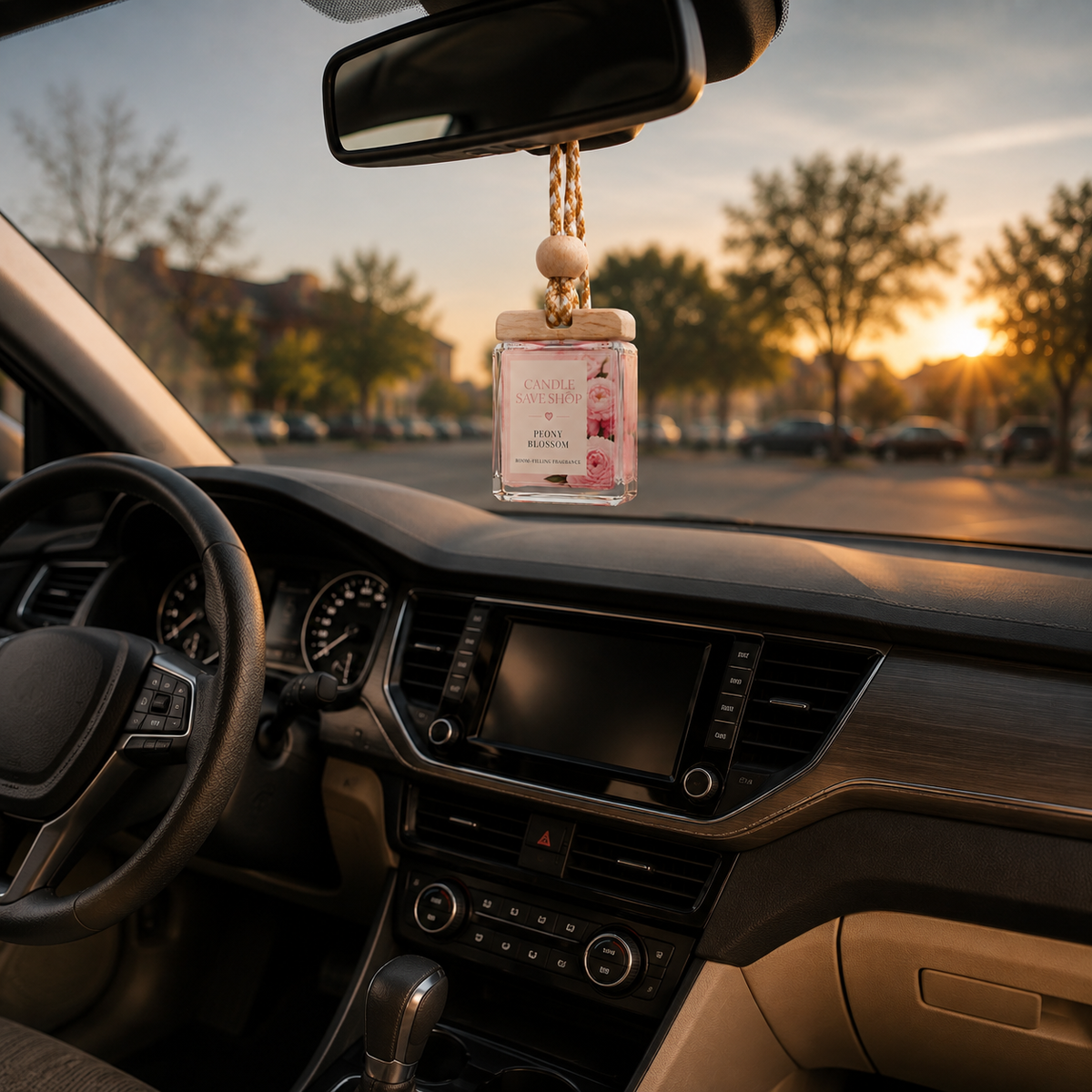 Peony Blossom Car Air Freshener