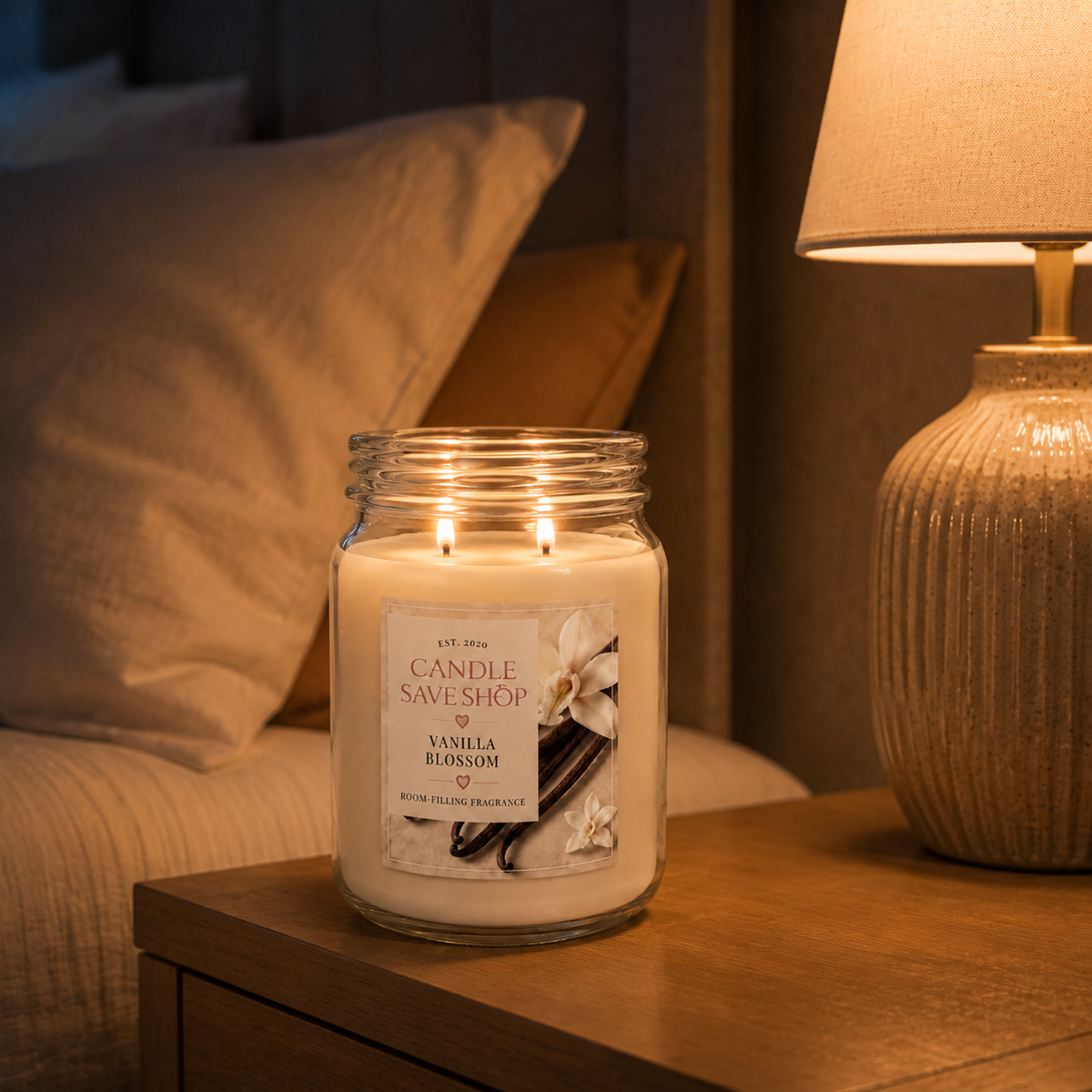 Vanilla Blossom Scented Candle