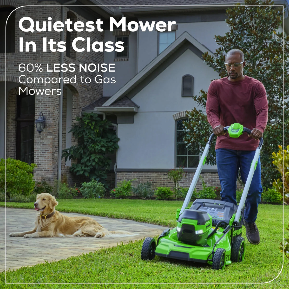 2026 NewGreenworks 60V 21" Self Propelled Lawn Mower with (1) 8.0 Ah Battery & Rapid Charger 2546402