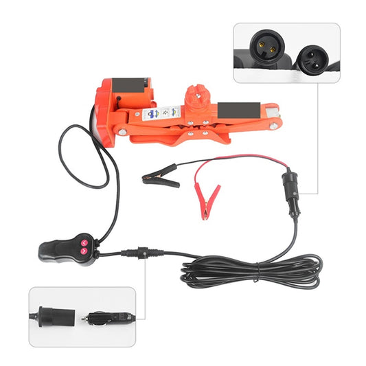 Portable 12V Car Jack 2Ton Electric Jack Auto Lift Scissor Jack Lifting Machinisms Lift Jack Muti Function ,Robust Construction