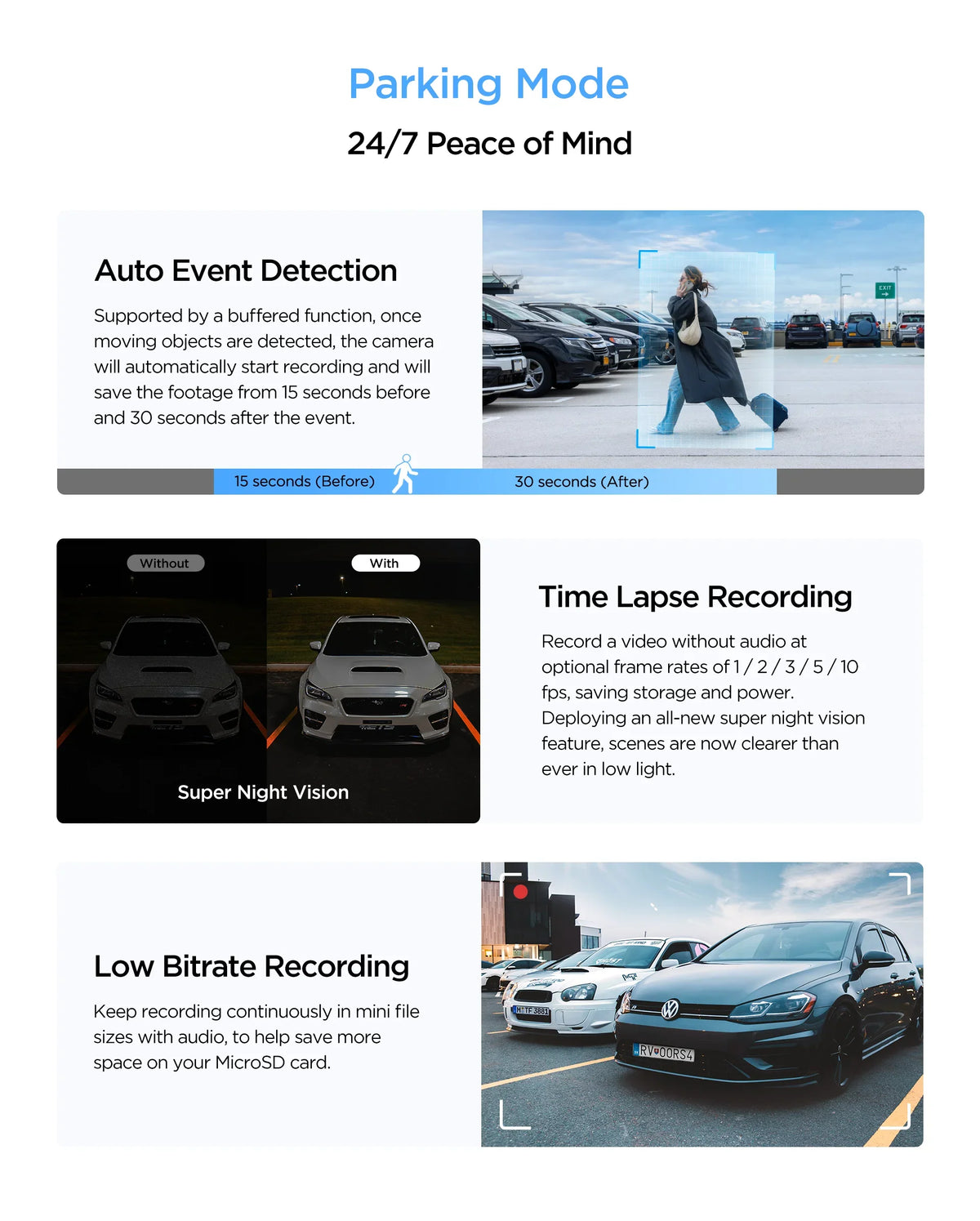 2026 NewVIOFO A329 2CH First 4K 60FPS Front and 2K Rear Wi-Fi 6 Dash Cam HDR with Sony STARVIS 2 Sensors Support SSD Storage