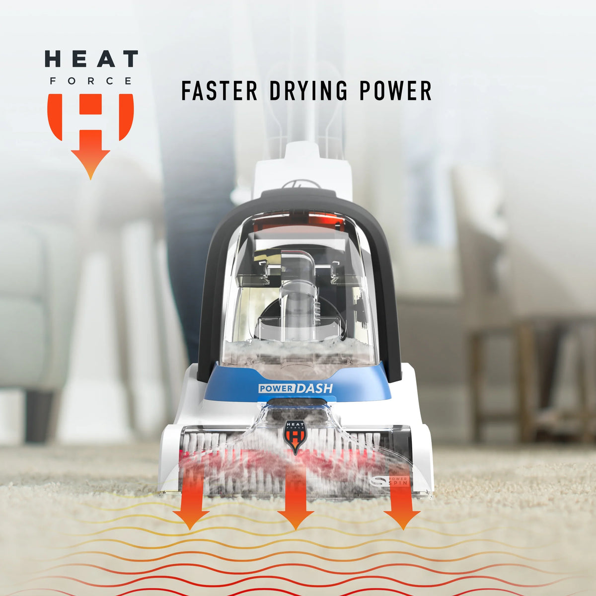 2026 NewHoover PowerDash Pet, Carpet Cleaner Machine, Carpet & Rugs, for Small Spaces, Compact, Lightweight, FH50710CN