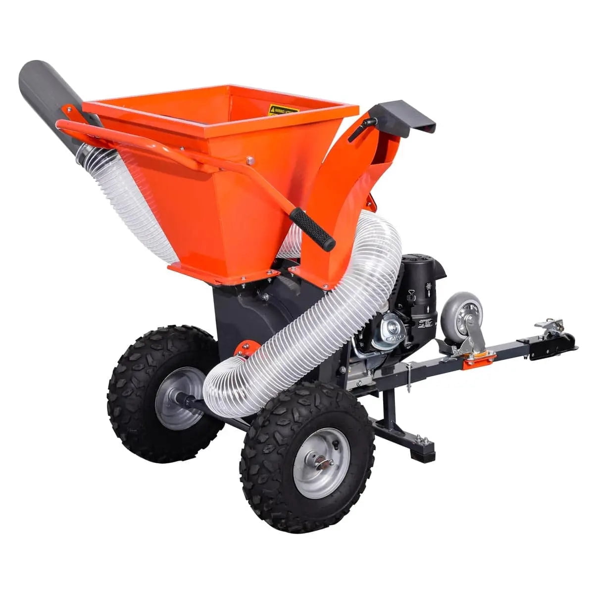 3" Wood Chipper Shredder Vacuum – 7HP Gas Kohler Engine, Tow-Behind 1-7/8" TMG-GWC3