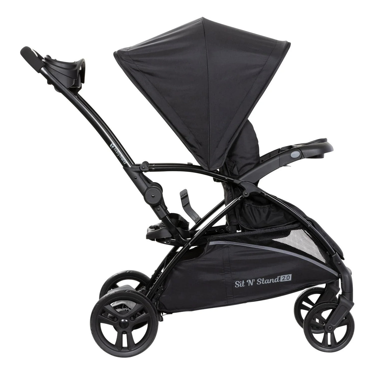 2026 NewBaby Trend Sit N- Stand 2.0 Stroller. Simply Grey