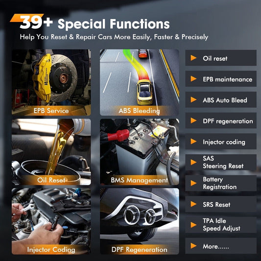 Foxwell NT809 BT OBD2 Scanner Diagnostic Tool with BM310