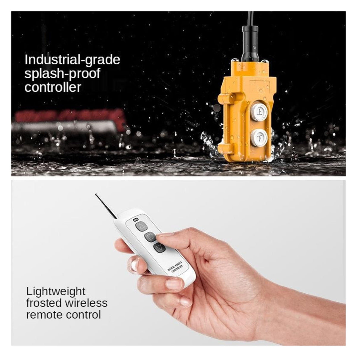 Electric Hoist,500Kg Portable Crane Electric Hoist For Cars, Home Improvement, Cargo Handling, Production Workshop Lifting ,Powerful Pulling Performance