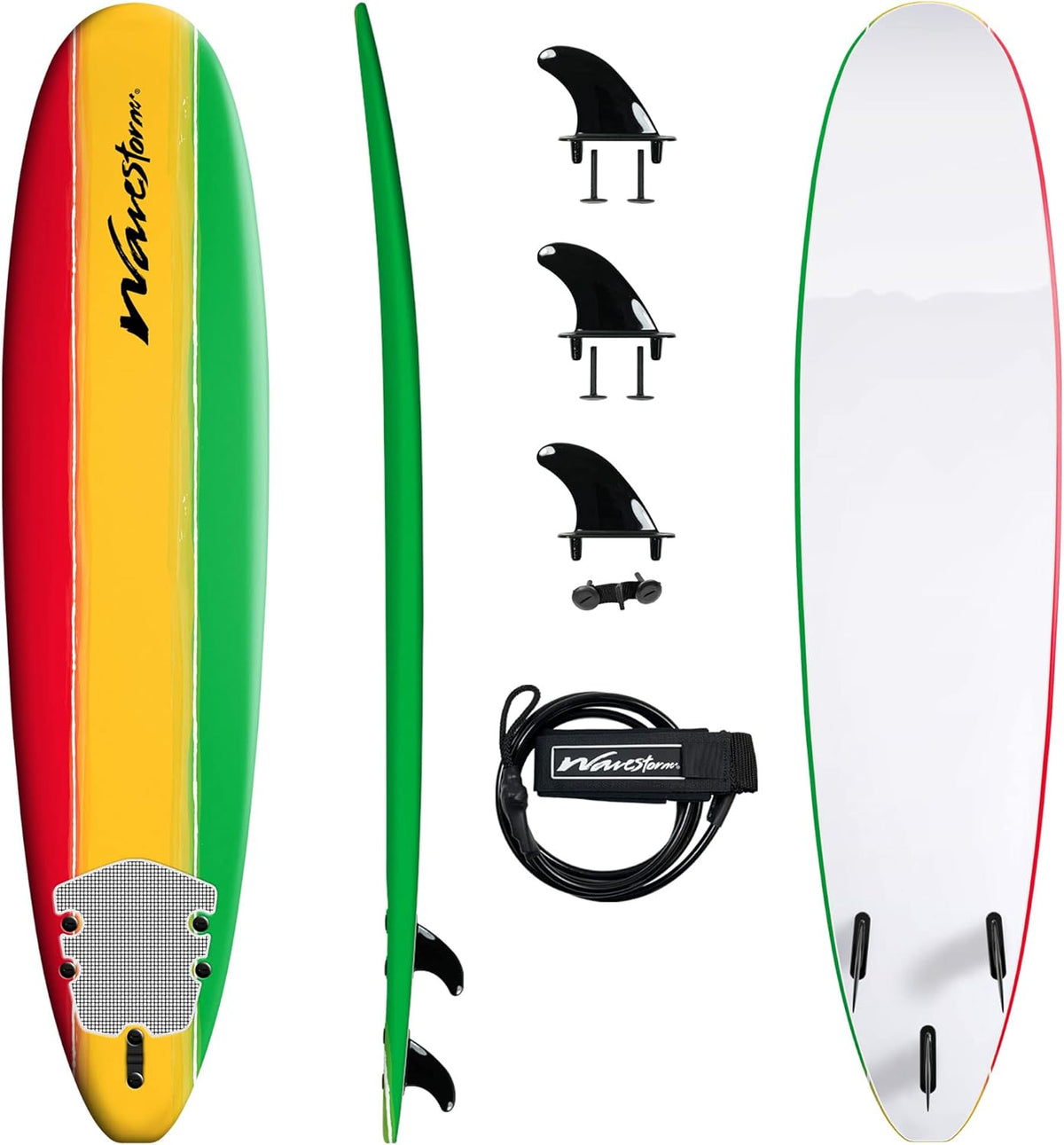 Classic Soft Top Foam 8ft Surfboard