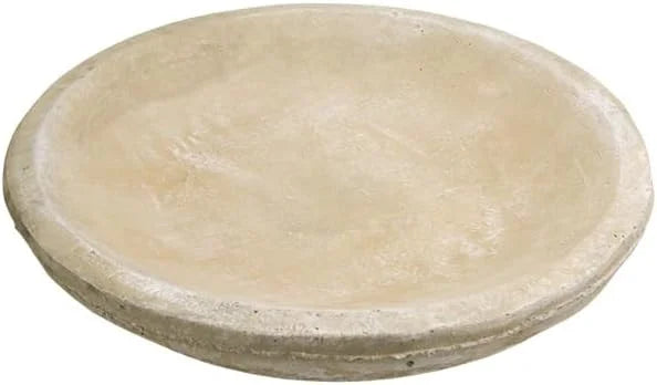 2026 NewSolid Rock Stoneworks 2 Piece Collanade Birdbath - 26" Tall - Desert Sand Color