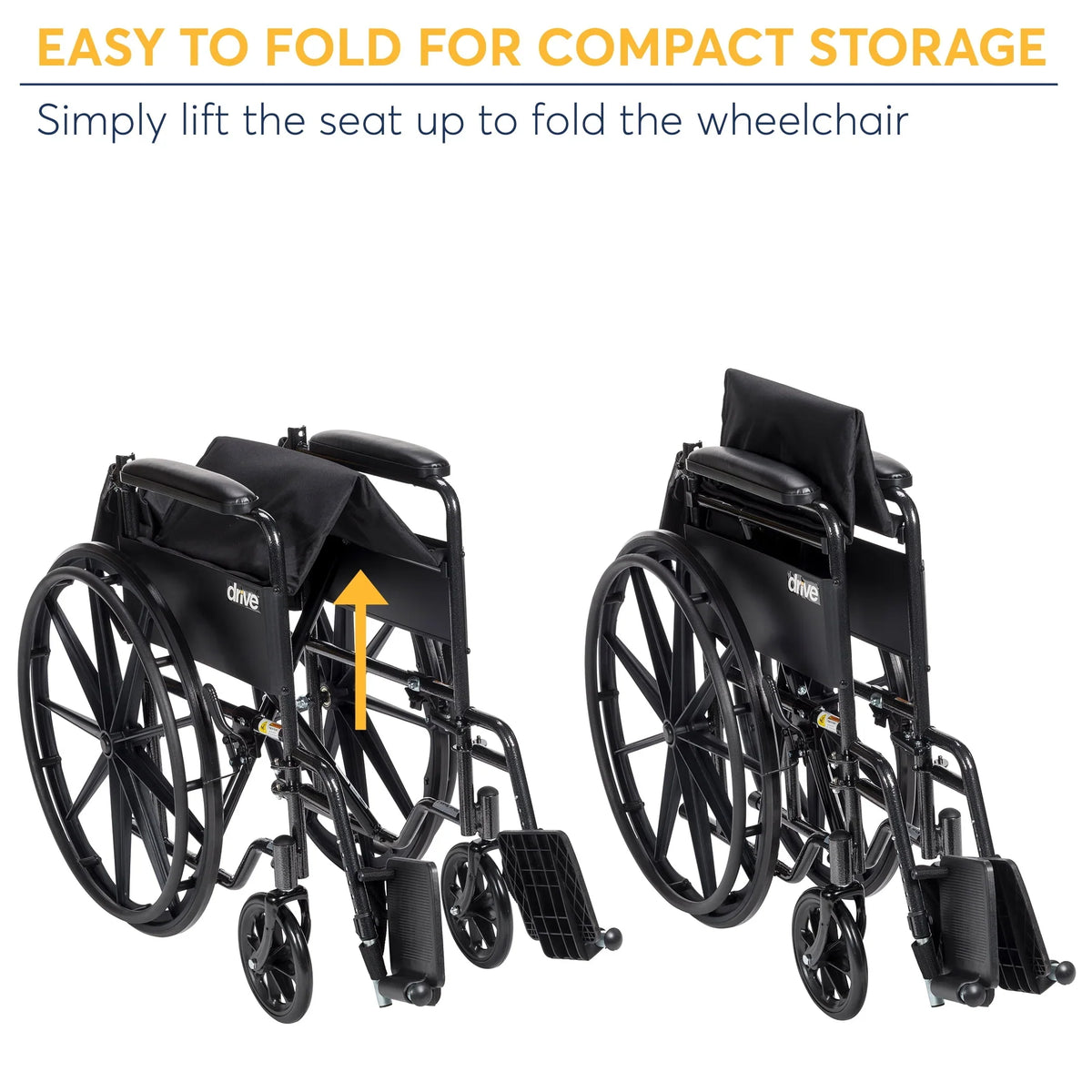 2026 NewSilver Sport 1 Wheelchair with Full Arms and Swing away Removable Footrest