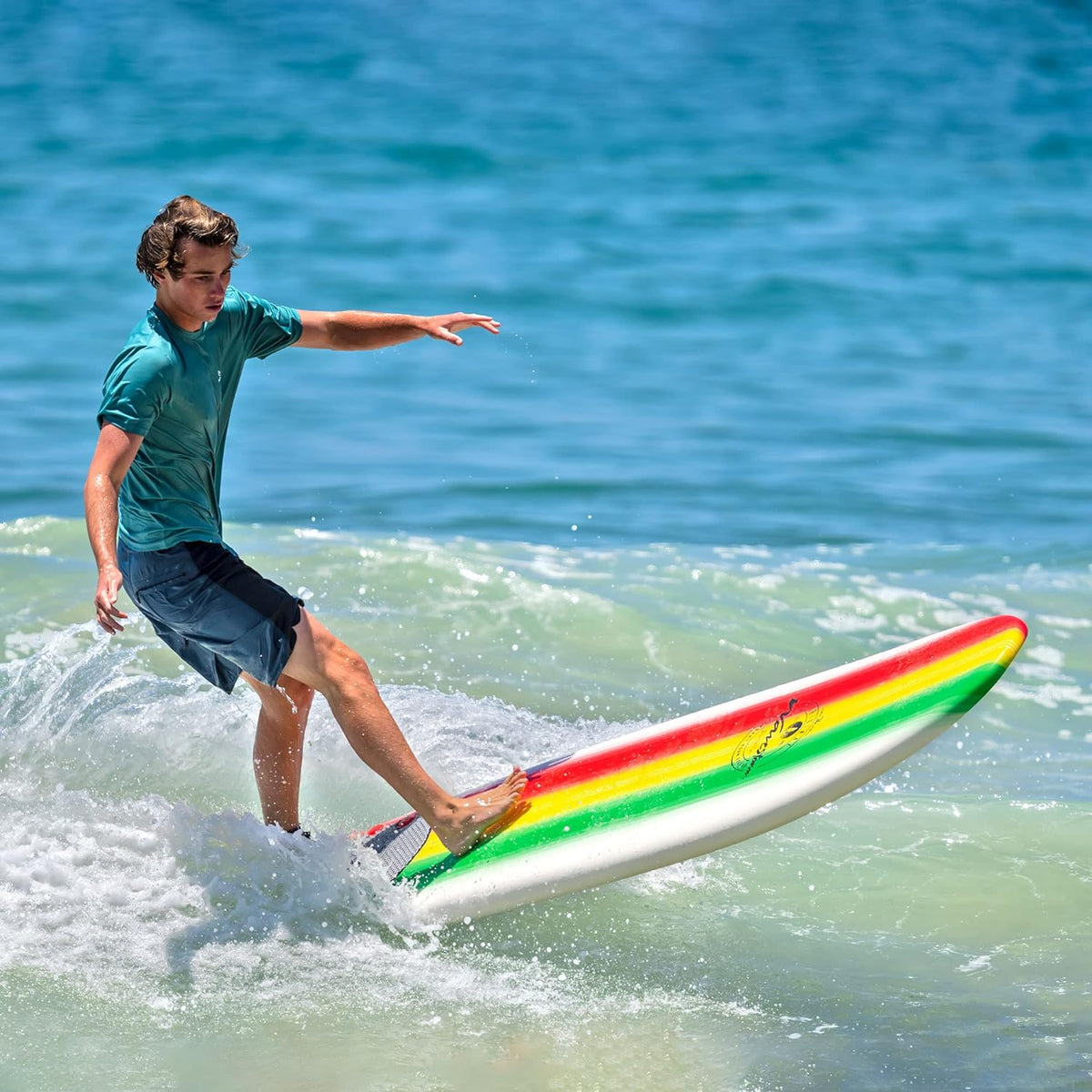 Classic Soft Top Foam 8ft Surfboard