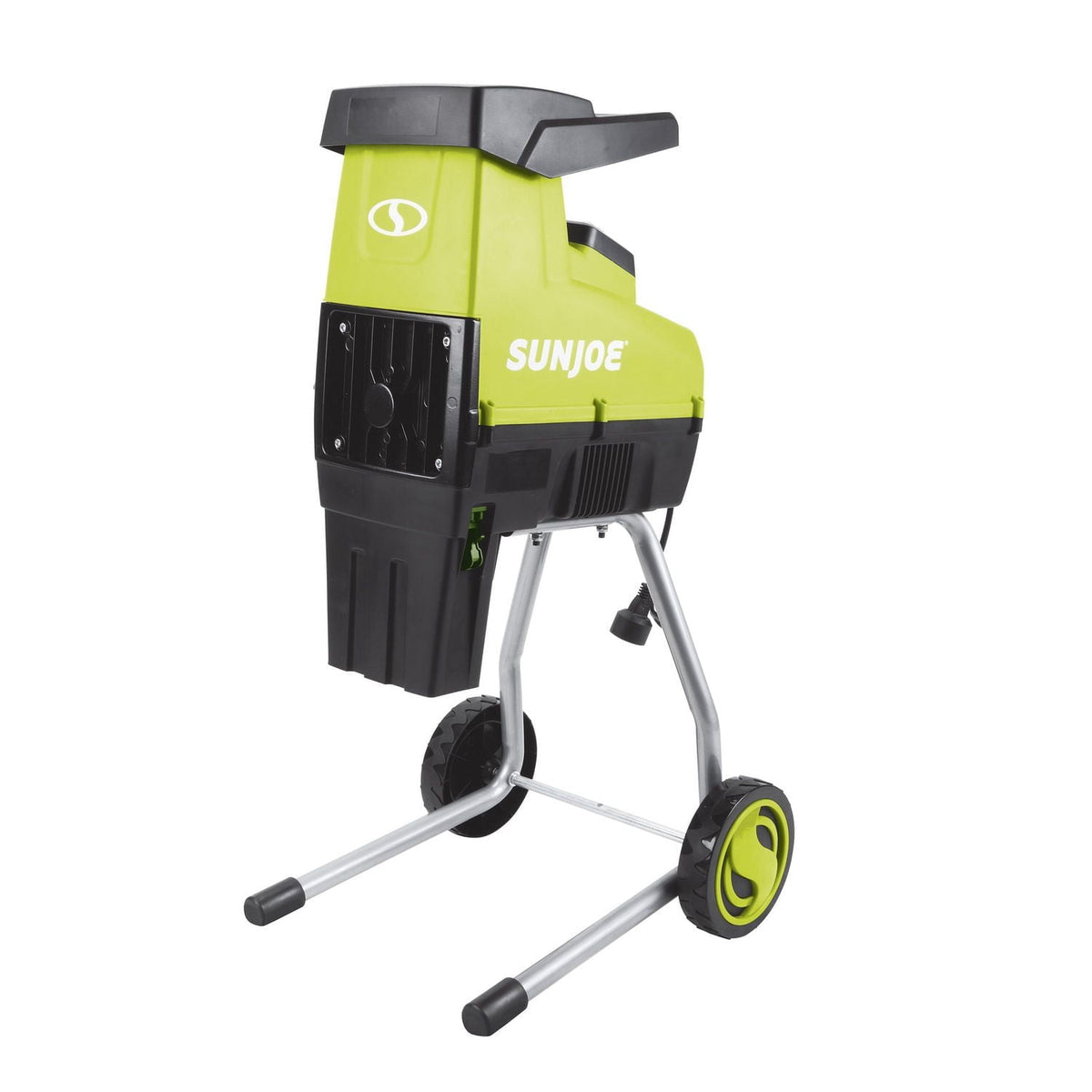 Sun Joe CJ603E 1.7 Inch Cutting Diameter Electric Silent Wood Chipper/Shredder, 15-Amp