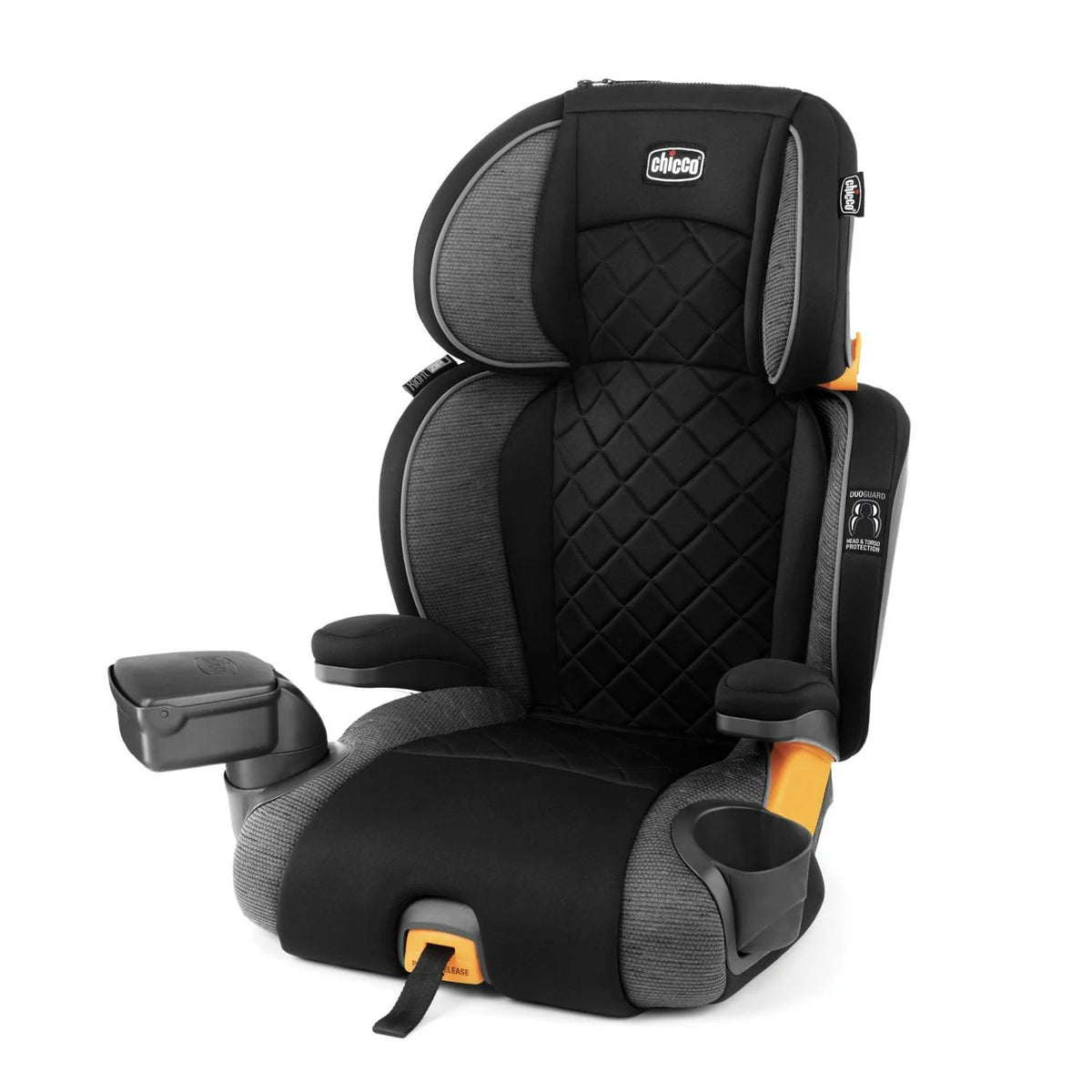 2026 NewChicco KidFit Zip Plus 2-in-1 Belt Positioning Booster Car Seat - Taurus (Black/Grey). New