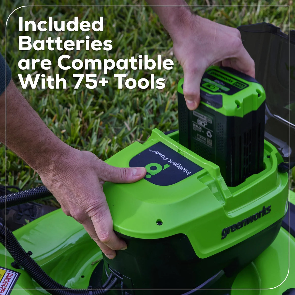 2026 NewGreenworks 60V 21" Self Propelled Lawn Mower with (1) 8.0 Ah Battery & Rapid Charger 2546402