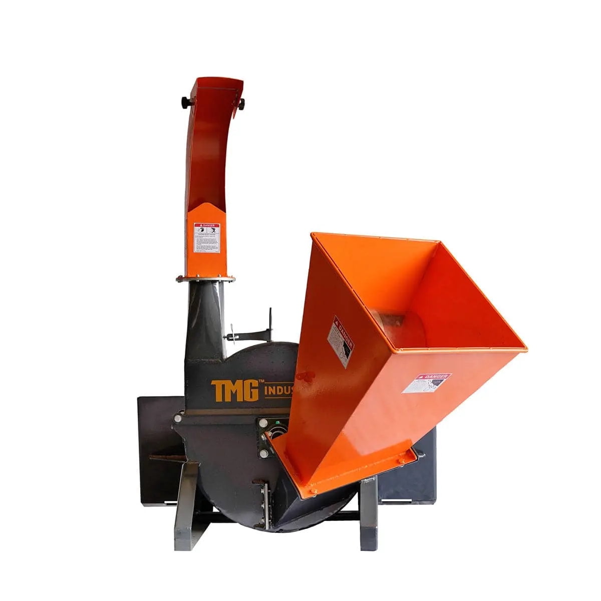 4" Skid Steer Wood Chipper, Gravity-Fed, Universal Skid Steer Mount, TMG-WC42S