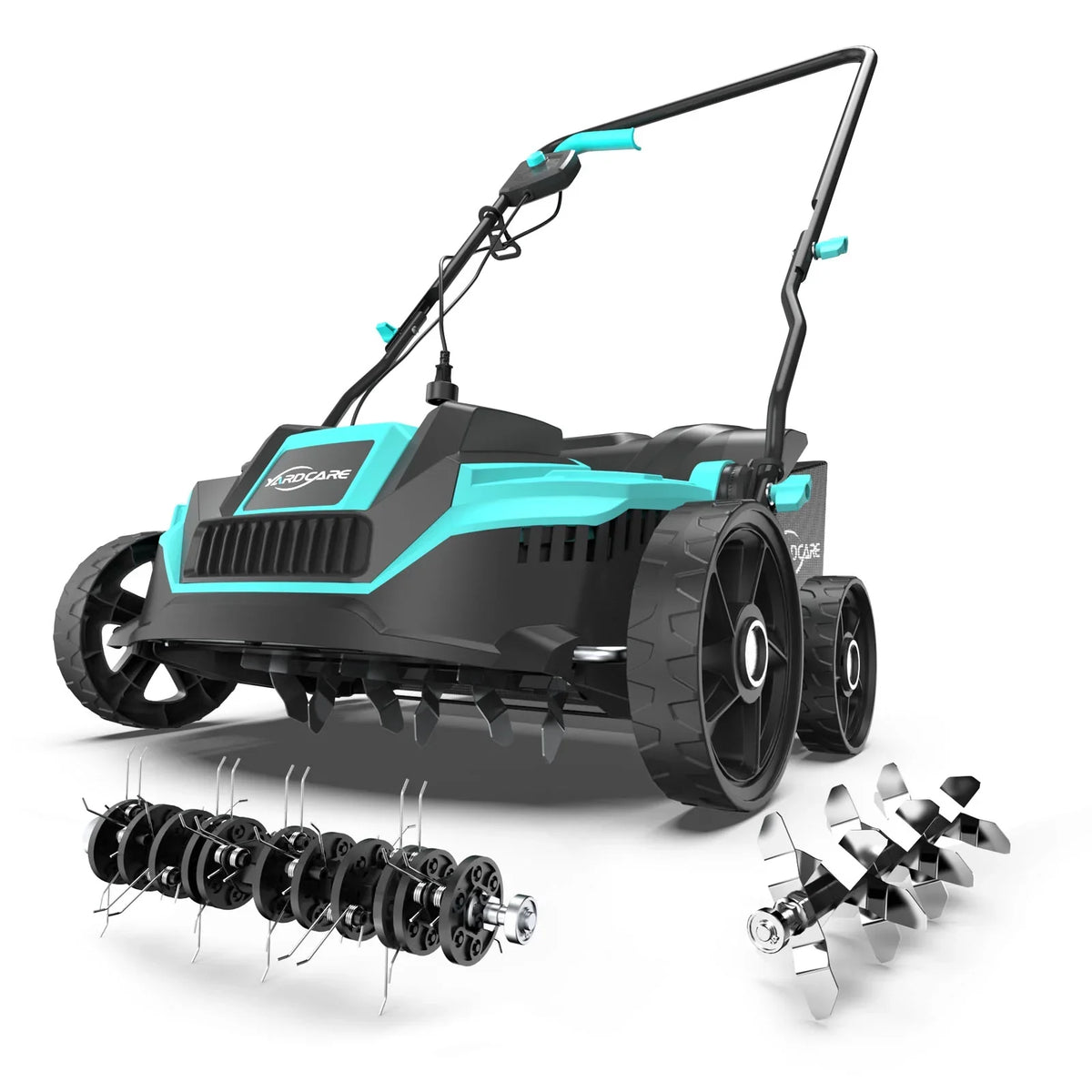 2026 New2-in-1 Scarifier and Dethatcher �C Deep Soil Revitalization with High-Torque Motor, Adjustable Depth Control, Dual Safety Switch & Removable 10.5-Gallon Thatch Bag